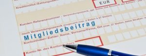 Mitgliedsbeitrag Einzahlung