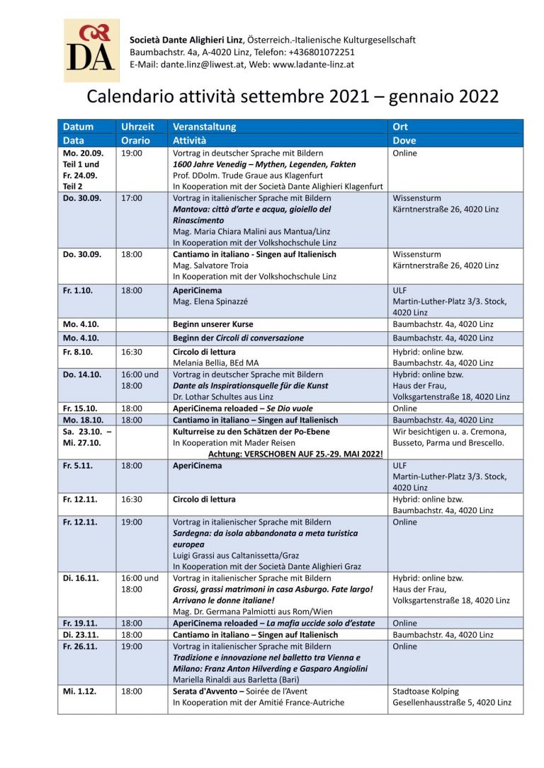 Calendario attività autunno 2021_NEU_30.09.2021