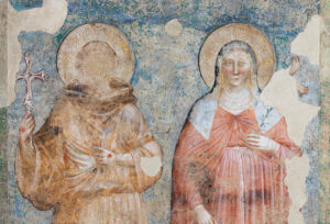 RAVENNA 11/02/2026. AFFRESCHI DI SANTA CHIARA. San Francesco